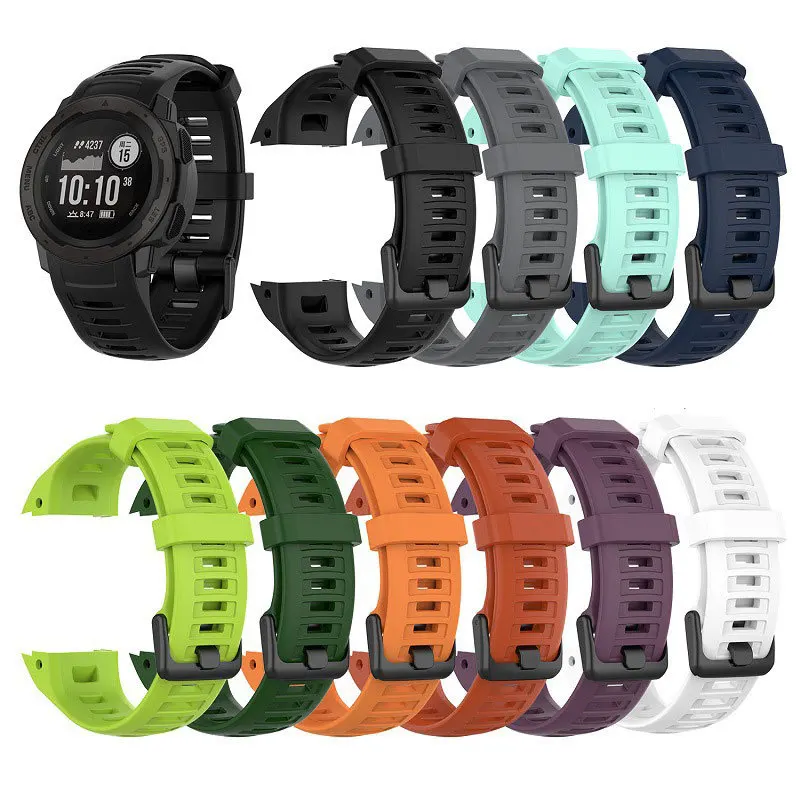 

Silicone Wristband For Garmin Instinct 2 Tide Tactical Esports Smart Watch Band Strap Replacement Bracelet For Garmin Instinct