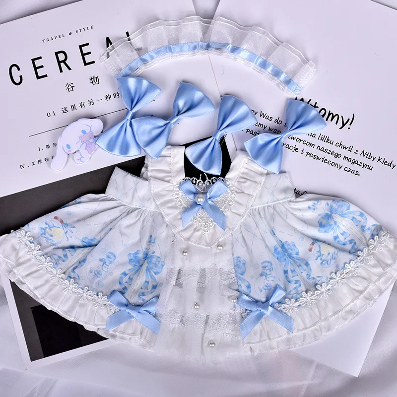 

50 см хлопковая одежда для кукол, милое платье принцессы, одежда горничной, белая газовая юбка, костюм для девочки, игры для кукол, шарнирные подарки для детей