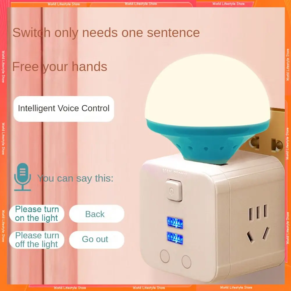 

Удобная Usb-лампа в форме гриба, прочная лампа с голосовым управлением, прикроватная лампа с голосовым управлением, Usb-лампа с голосовым управ...