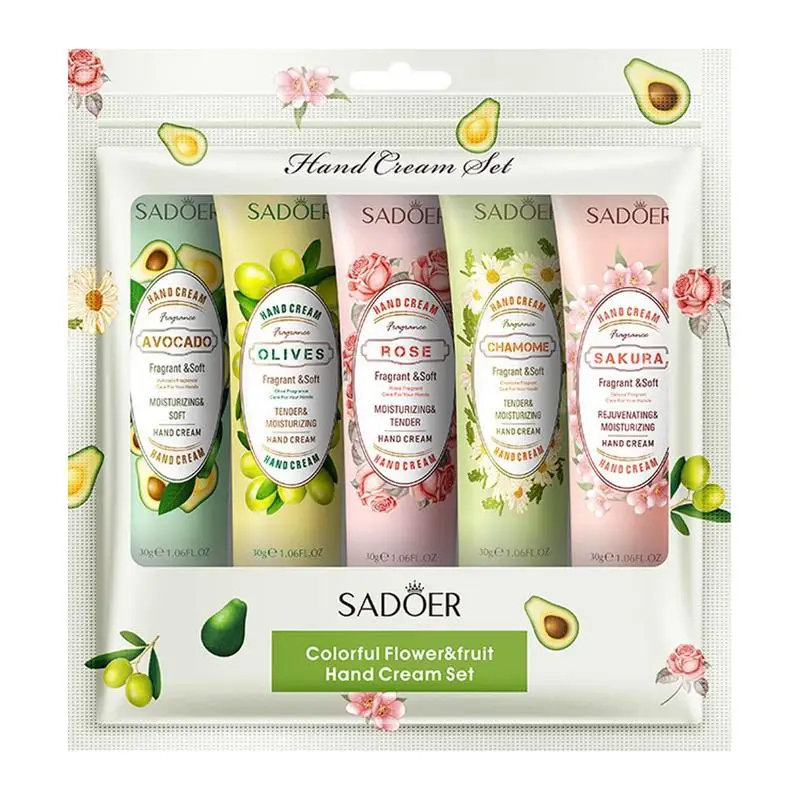 

5 шт., фруктовый крем для рук