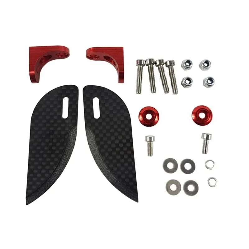 55*21/62*25/85*35 мм 3K углеродное волокно двусторонние вспомогательные поворотные ласты