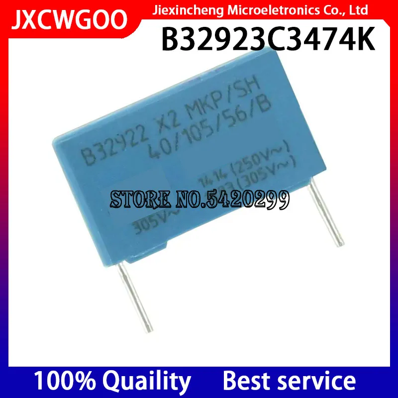 

10PCS B32923C3474K B32923C X2 Safety Film Capacitors 0.47uF 305volts 10% New original