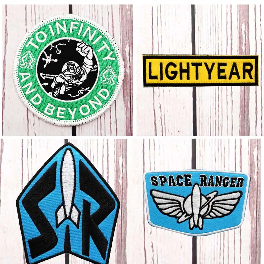 LIGHTYEAR space ranger to infinity and beyond вышитая нашивка на крючке и петле