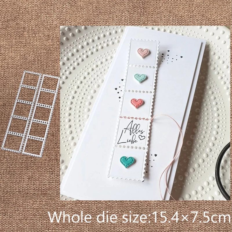 

Металлический трафарет XLDesign, пресс-формы, штамп, полоса для украшения, высечки для альбома, бумаги, тиснения