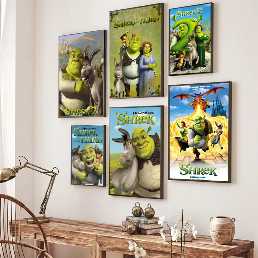 

Anime The Promised Neverland Poster Self-adhesive Art Poster Retro Kraft Paper Sticker DIY Room Bar Cafe Vintage Decorative