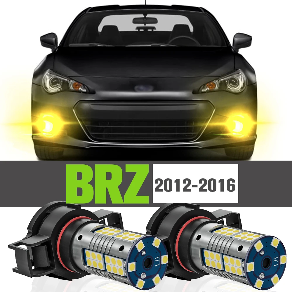 

2x LED Fog Light PSX24W 2504 Accessories Lamp For Subaru BRZ 2012 2013 2014 2015 2016