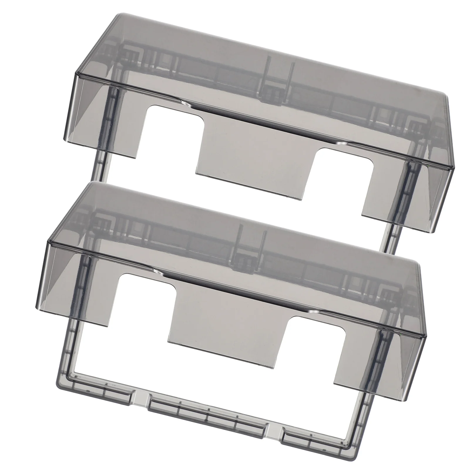 

Self- adhesive Socket Outlet : 2pcs Outdoor Decor Clear Weatherproof Socket Outlet Black