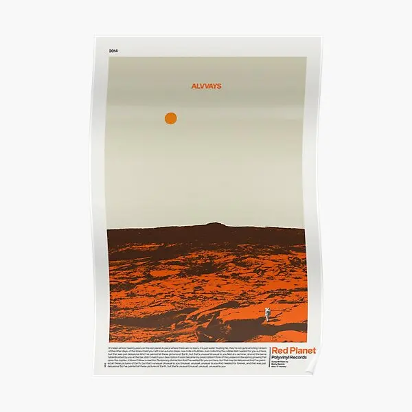

Плакат с изображением Красной планеты от Alvvays, искусство дома, забавная печать, рандомная живопись, Декор, винтажная роспись, Современная роспись без рамки