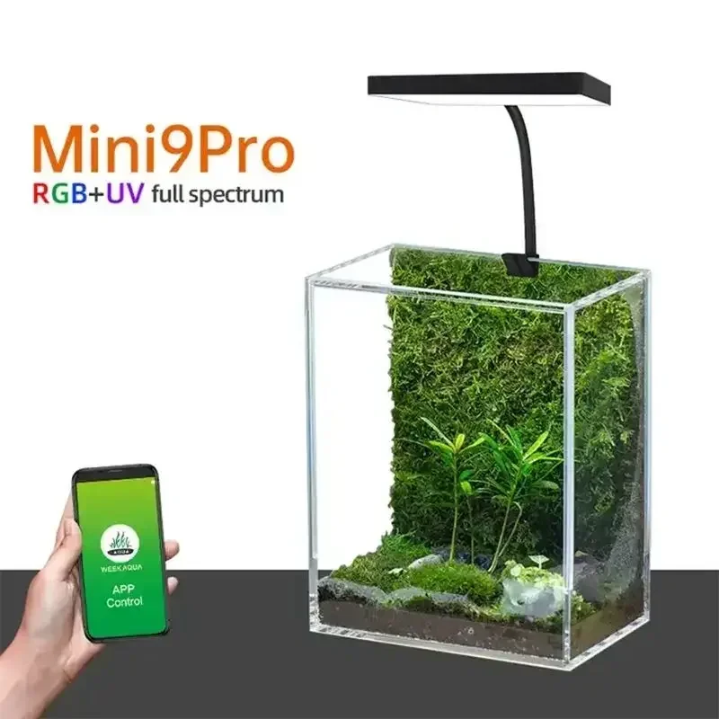 WEEK AQUA Mini 9 Pro USB Nano Аквариумный светильник для выращивания растений Полный спектр