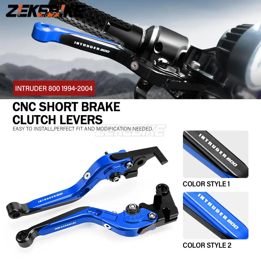 

FOR SUZUKI INTRUDER 800 1994-2004 Motorcycle Hand Brake Clutch Adjustable Levers Handle Folding Extendable Lever grip foldable