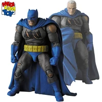 in stock mafex original dc comic version batman the dark knight returns blue anime action figures collection model toy gift