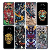 phone case for huawei y9 2019 y6 y7 y6p y8s y9a y7a mate 40 20 10 pro lite rs soft silicone case cover dragon tiger ghost