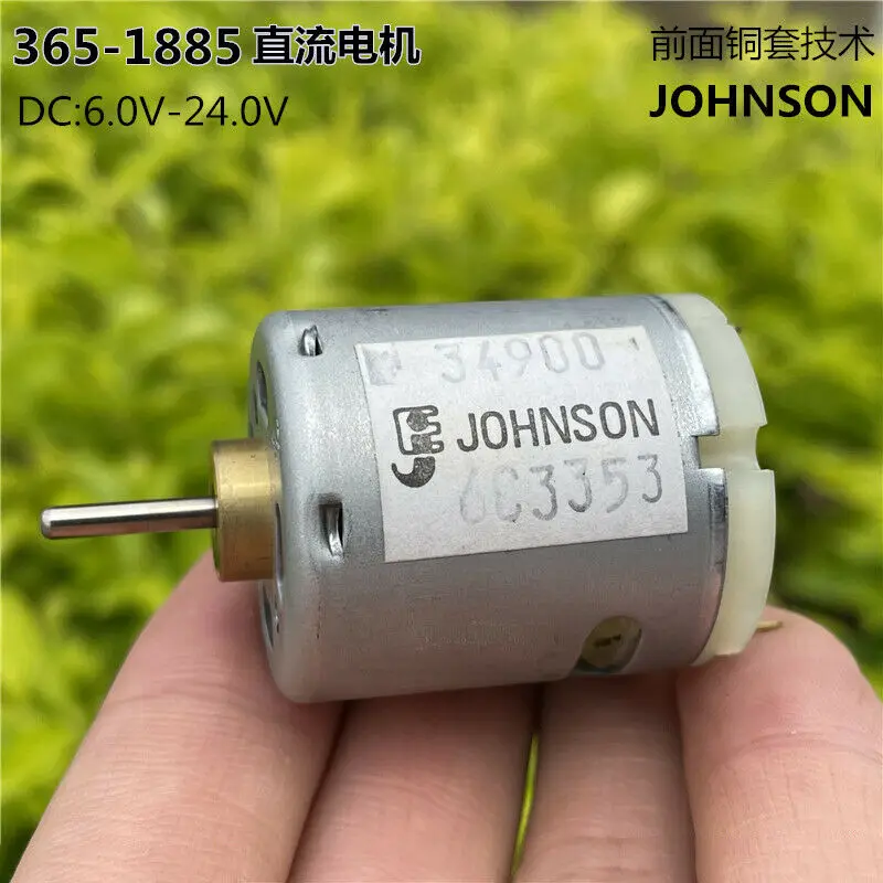 JOHNSON 34900 RS-365SA-1885 Электродвигатель с угольной щеткой, постоянный ток 12 В, 18 в, 20 В, 24 В, 25800 об/мин, высокоскоростной тепловой Фен