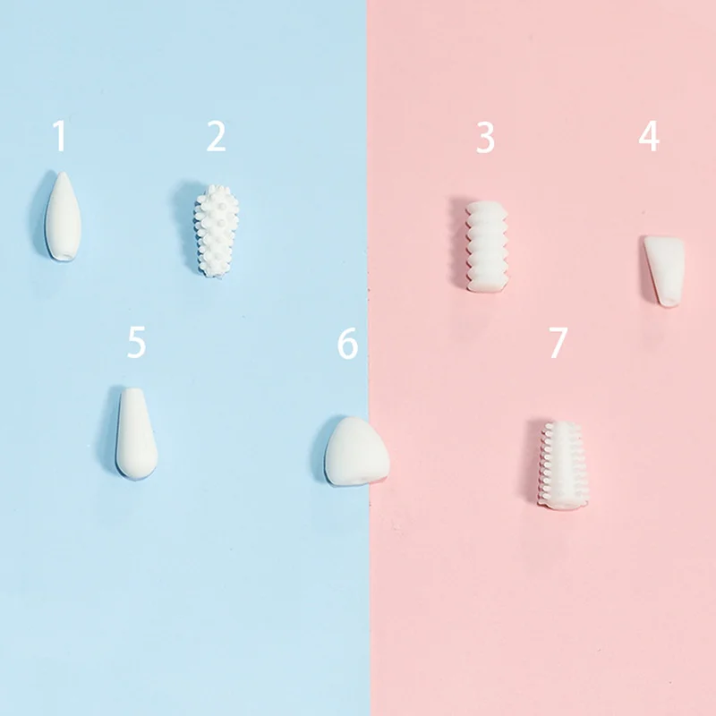 Силиконовые ватные палочки многоразовые для чистки ушей двухсторонние и носа