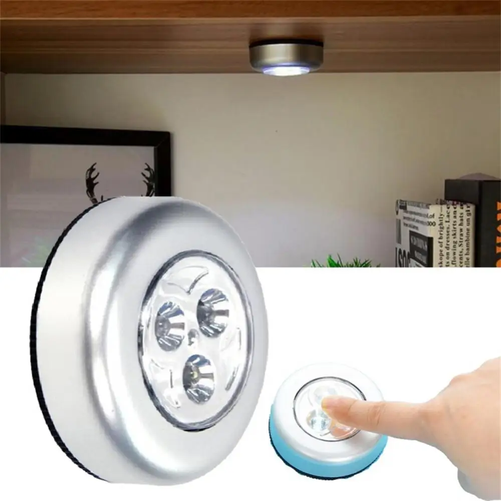 

3LED Night Light Pat Light Touch Light Emergency Light Car Reading Night Light Bedside Small Light Stick Wall Light For Home