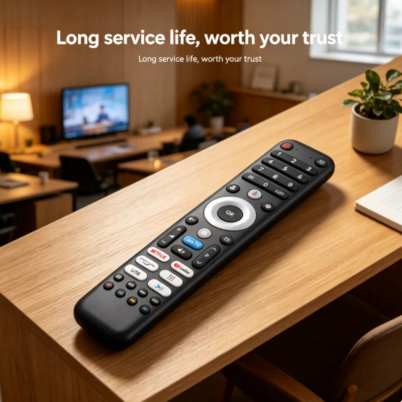 Голосовой пульт дистанционного управления для Smart TV CHiQ L32FM10V U65M10F M55QN9G - улучшенный опыт просмотра, заменяющий оригинальный пульт. (art.: 3920dcd76604c) - 3920dcd76604c