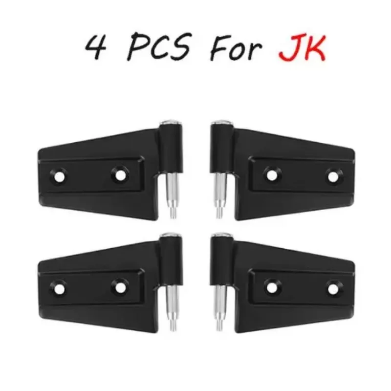 Боковая дверная петля с алюминиевым покрытием для Jeep Wrangler JK JL JT 2007+ Комплект