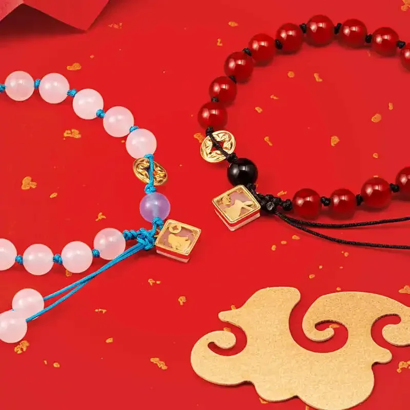 Аниме Grandmaster of Demonic Cultivation косплей официальный Wei Wuxian Lan Wangji браслет с подвеской