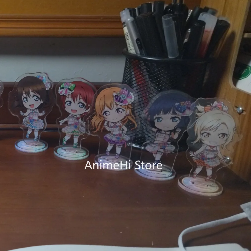 Anime Love Live! Nijigasaki High School Idol Club Mini Figure Doll LoveLive Small Acrylic Figura Stand Model Cosplay Toy Gift |