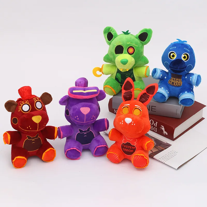 

20CM FNAF Spring Bonnie Frostbear Rockstar Freddy Toy Pizza Simulator Clown Pigpatch Helpy Twisted Wolf Orville Elephant