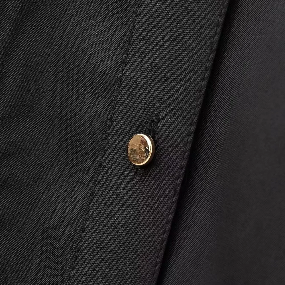 Женская простая прозрачная рубашка из жесткой пряжи с длинными рукавами и