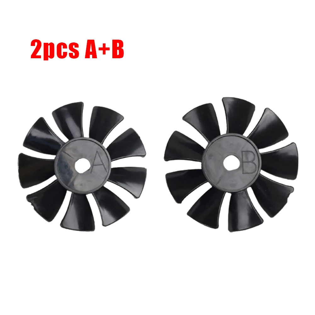 

2 Pcs Air Compressor Black Fan Blade Oil-free Air Pump Motor 550W 750W Cooling Fan Plastic Fans 13mm Shaft Hole 115mm Diameter