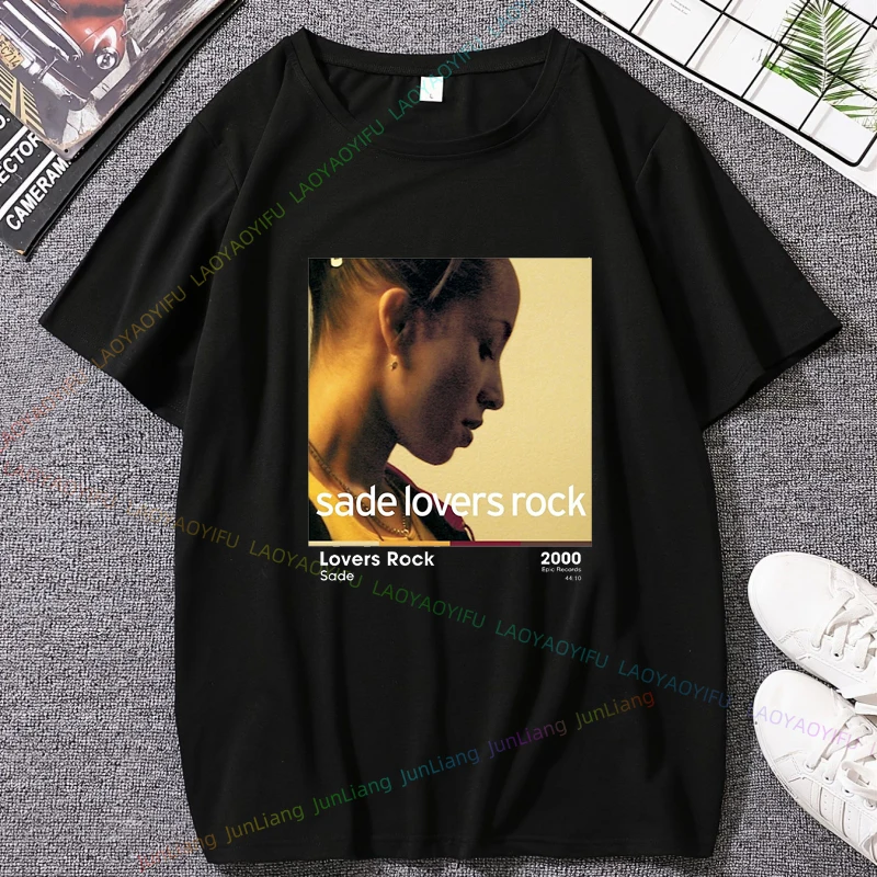 Футболка Мужская/женская с коротким рукавом хлопок 100% S-Sade Singer 80s музыкальная
