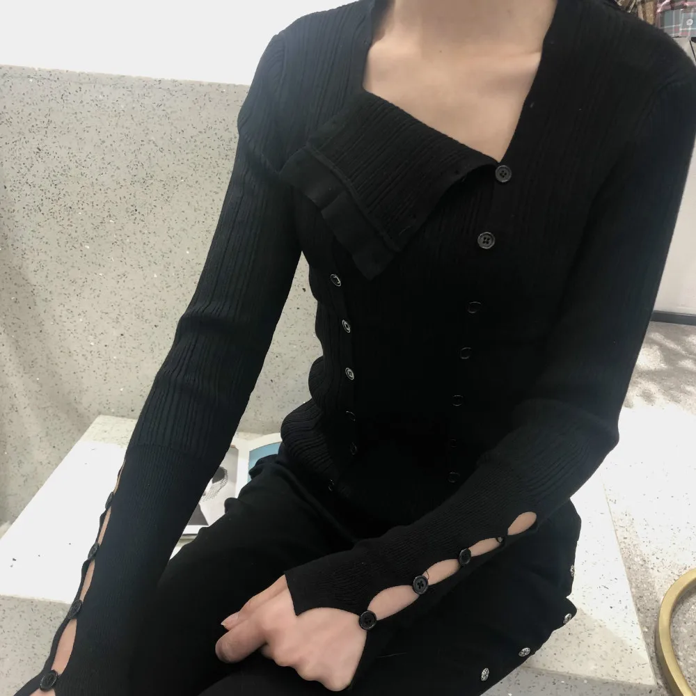 

2021 Winter New Regular Slim Slim Knit Sweater GRAY22