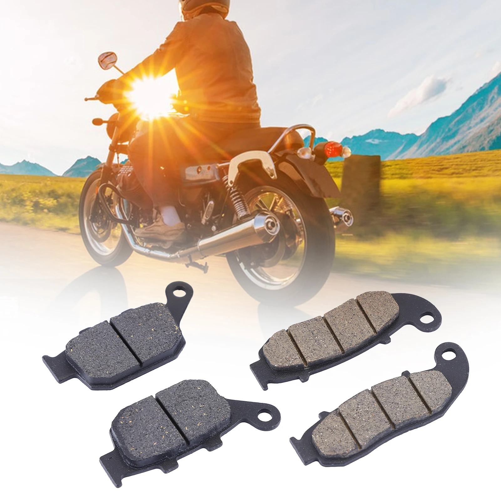 4 шт. передние и задние тормозные колодки