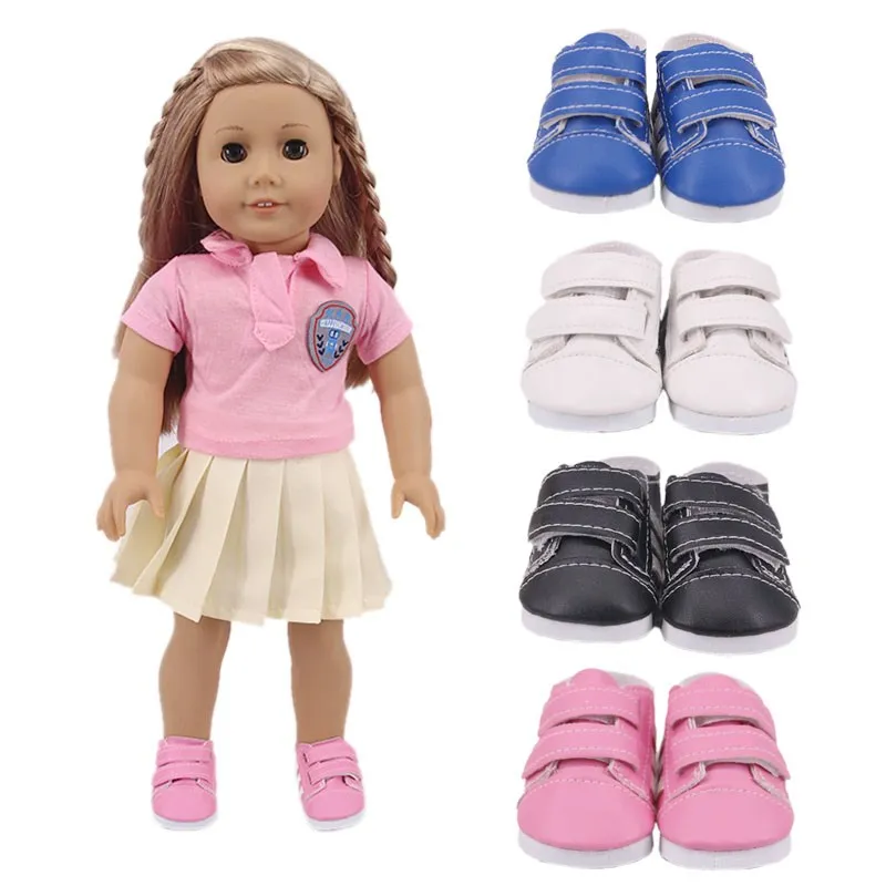 

7cm Doll Sport Shoes 18Inch American 43CM Reborn Born new Baby Doll Clothes Accessory Nenuco Ropa Our Generation for Girl's Toy