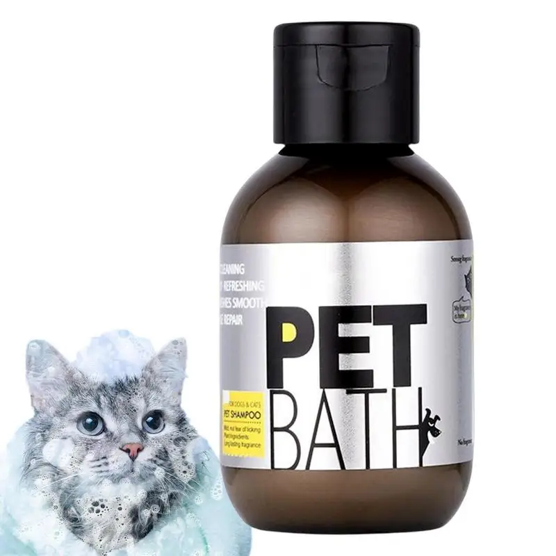 

Pet Shampoo For Dogs 100ml Cats Plant Extract Shampoo For Smoother Hair Food Grade Puppies Kitten Shampoo With Aroma For Smelly