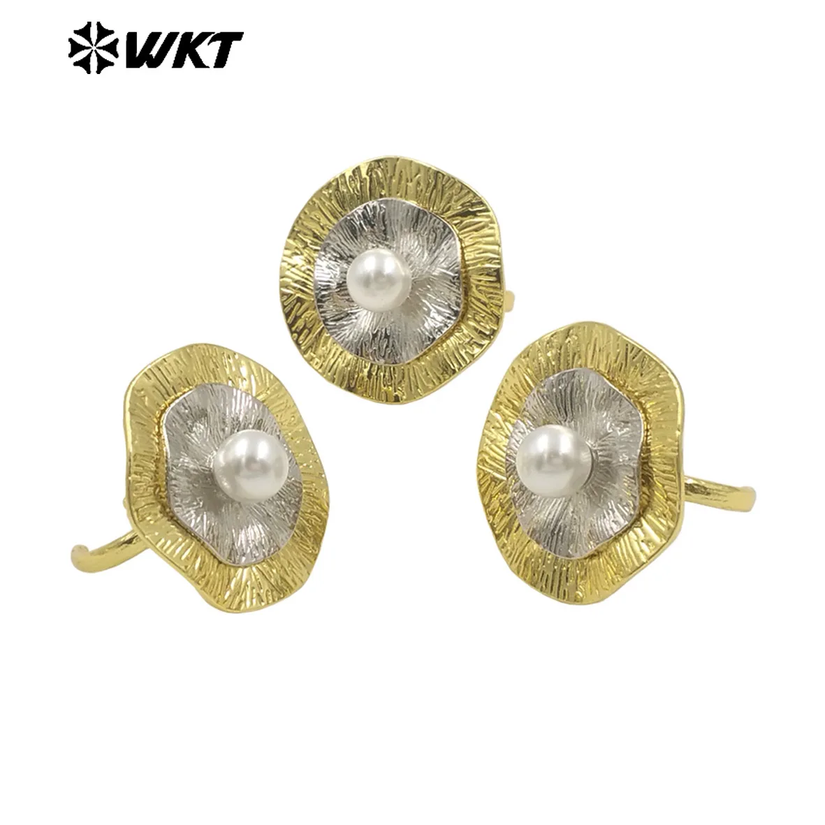 WT-MPR129 Оптовая продажа специальный двухслойный дизайн из серебра и золота с