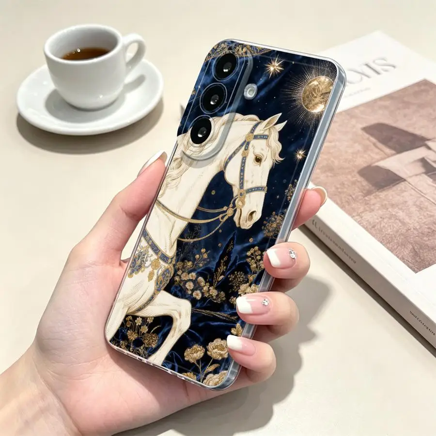 Фото Чехол для Samsung Galaxy A54 A15 A55 A23 A25 A51 A52 A31 A33 A52 A26 A24 A56 A50 A14 A16 A36 A27 A34 A35 с дизайном «Волна ужасов» №2