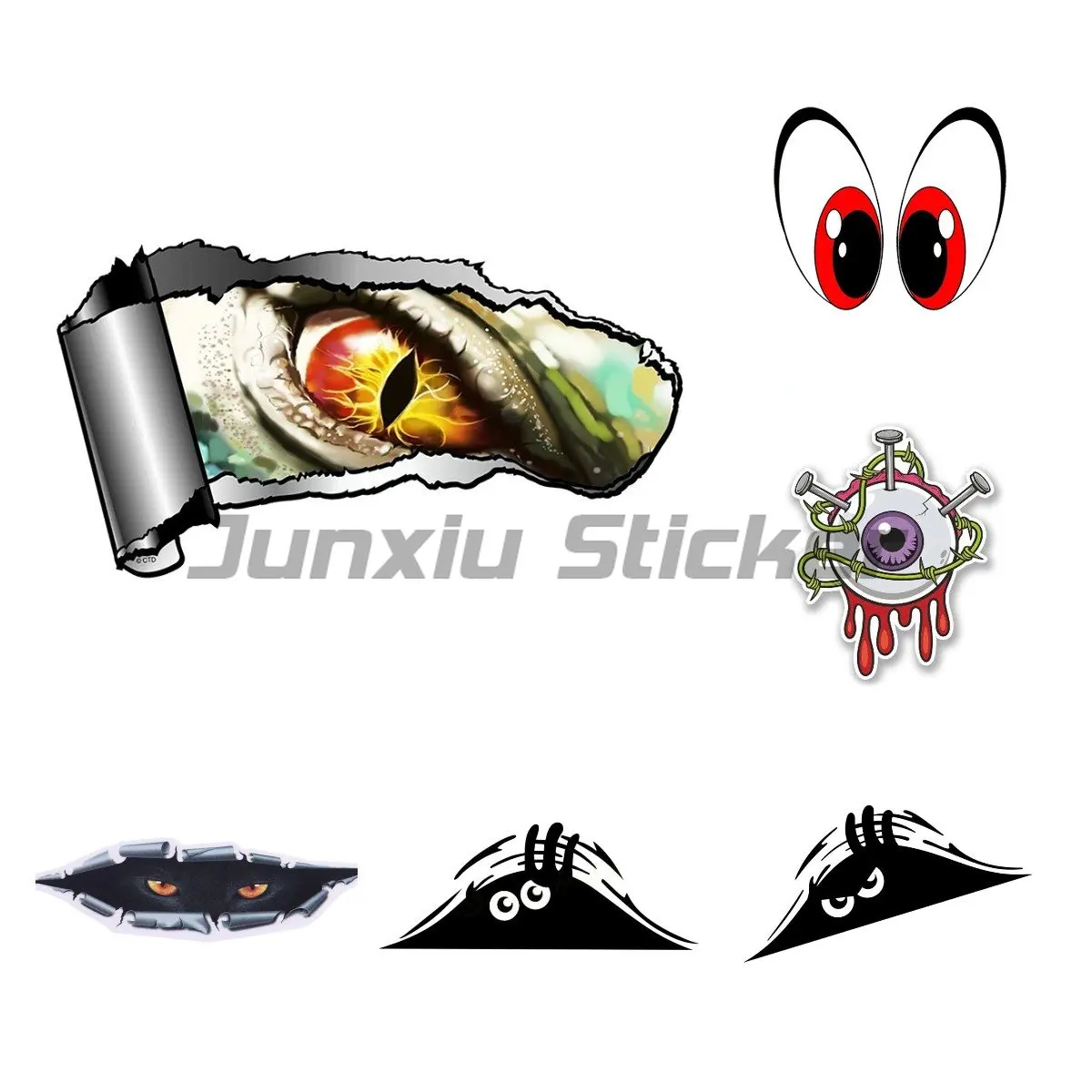 

Злые наклейки для автомобиля, брендовая наклейка, декоративная наклейка для автомобиля, мотокросса, гоночного рюкзака, виниловая Водонепроницаемая наклейка