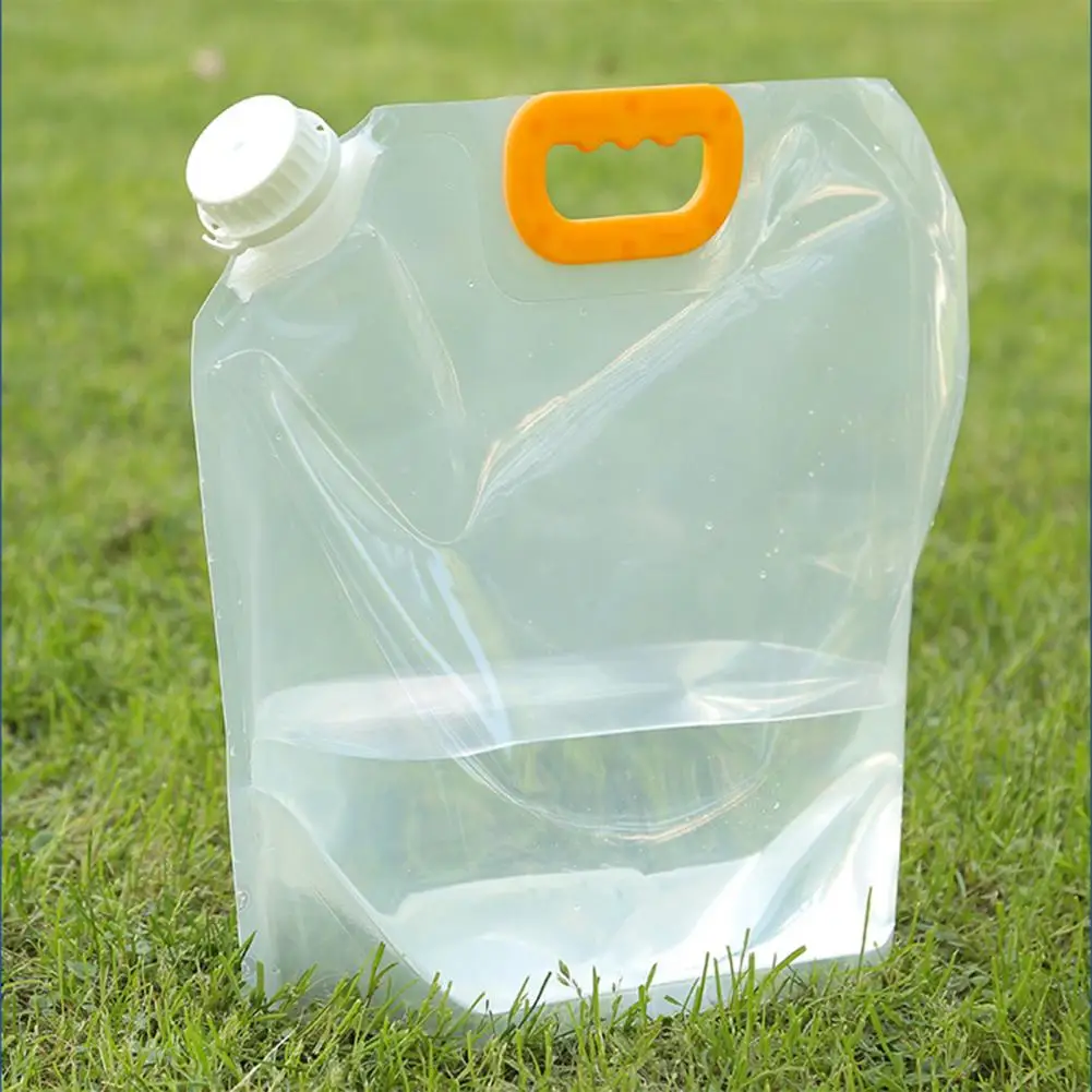 

5L/10L Water Bag Foldable Large Capacity PE Environmental Low Temperature Resistance Water Carrier Bag for Travel