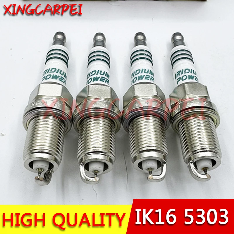

4 шт. IK16 5303 Иридиевая свеча зажигания для Kia Rio, Picanto, Sportage, Carens, автозапчасти