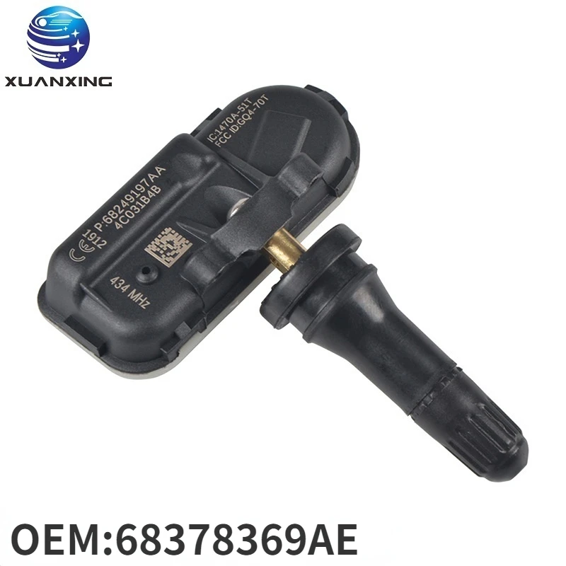 

68378369AE TPMS Tire Pressure Sensor Monitoring System 434MHz High Quality For Jeep RAM 68324960AA 68249197AA 68378369AB