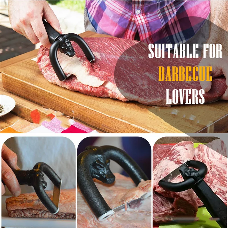 

2022 New Meat Fat Trimmer Beef Pork Handheld Slicer Clean Beef Slicer Fat Cuisine Barbecue Tools Cooking Tools Kitchen Gadgets