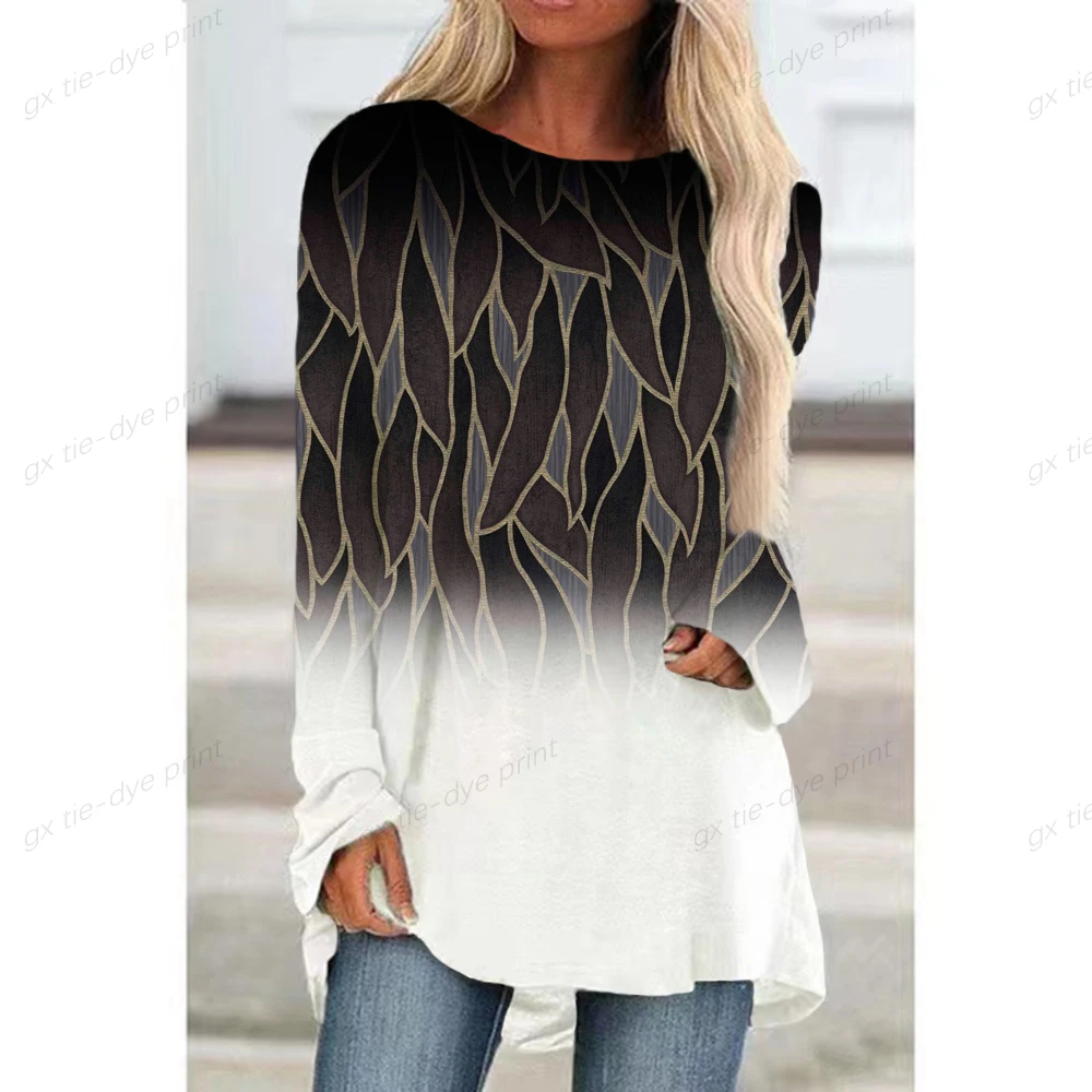 

Женская модная Сексуальная футболка, осенняя модная футболка с длинным рукавом, Женский уличный Топ, Красивый пуловер с асимметричным град...