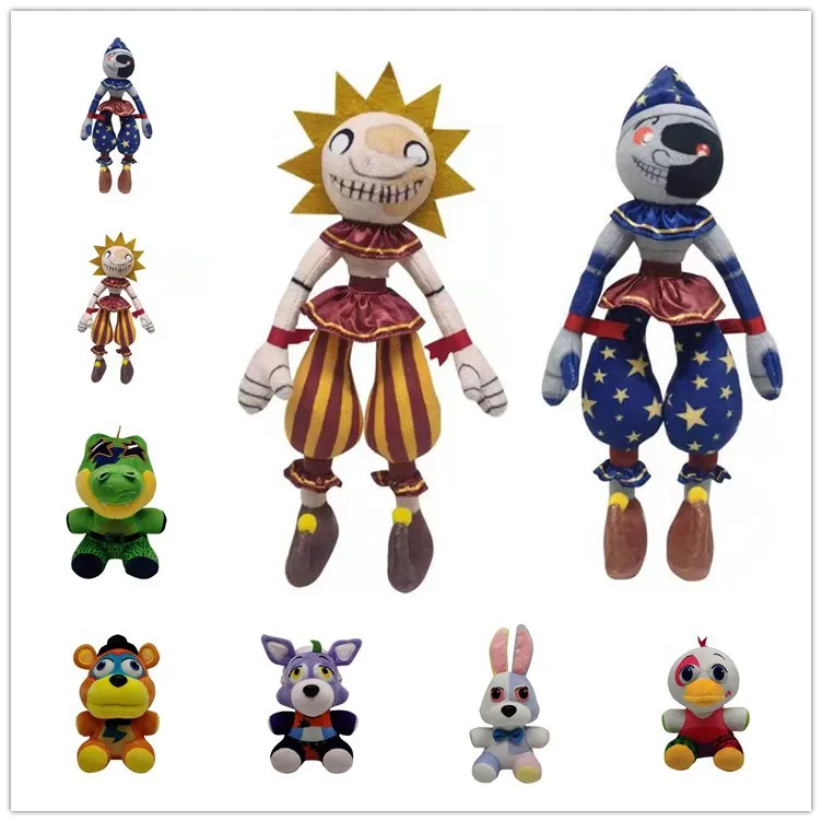 

2022 Fnaf ужасная игра, окружающие плюшевые игрушки, Sundrop Fna Afa, мягкие игрушки, декор комнаты, набивная плюшевая кукла, игра, поклонники, подарок н...