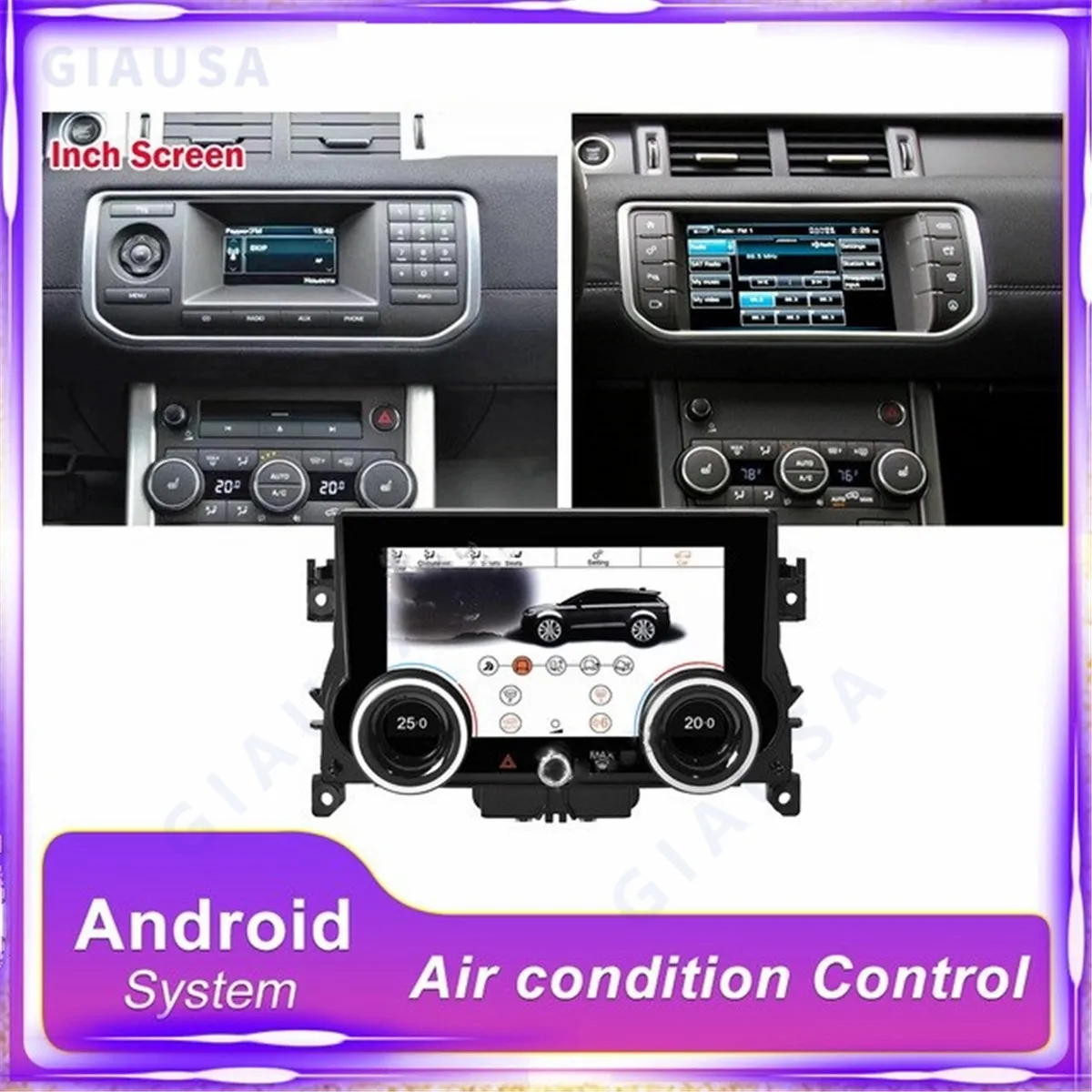 

Автомагнитола для Land Range Rover Evoque Sport Vogue Android13, мультимедийный плеер с GPS-навигацией, 4G, Wi-Fi, DSP, экран Carplay