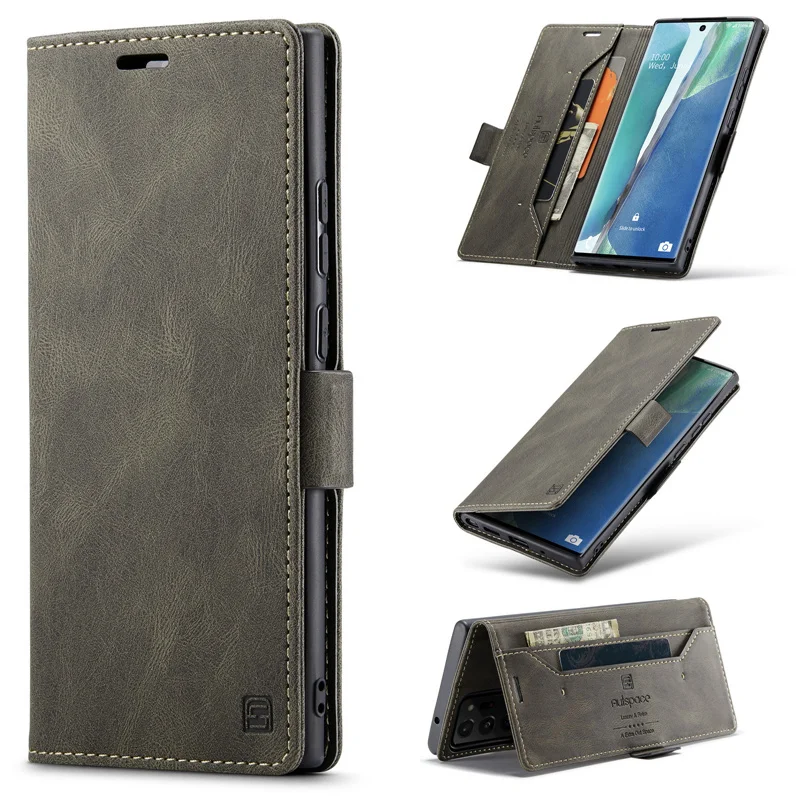 

Чехол для Samsung Galaxy Note 20 Ultra, откидной Чехол-подставка, матовые кожаные чехлы для Samsung Note 10, прочный магнитный чехол-Бумажник для телефона
