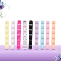 5 grids colorful acrylic nail brush rack shelf painting pen rest holder stand uv gel brush display holder manicure tool