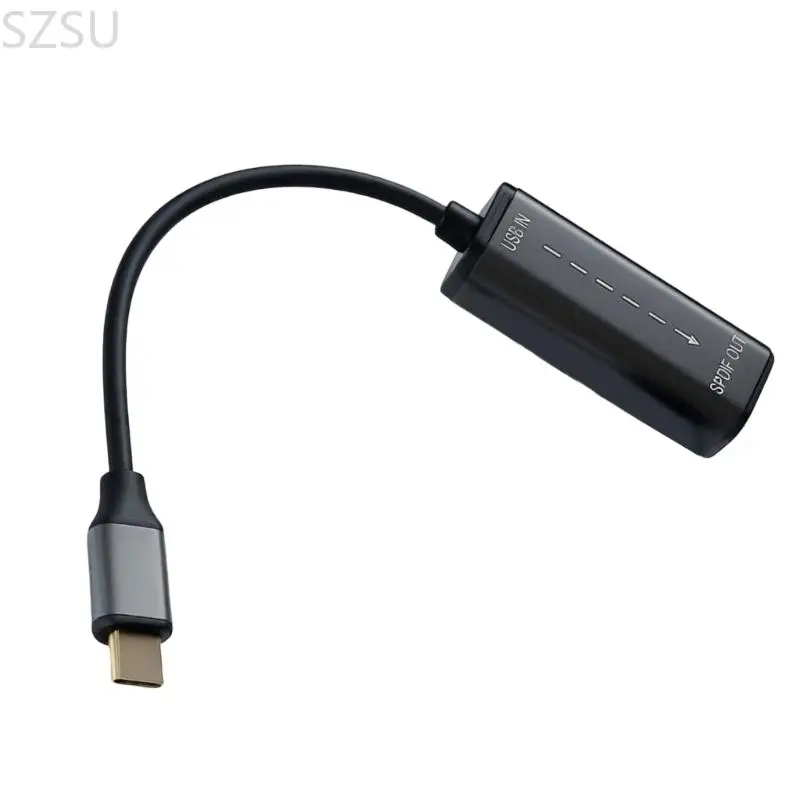 Фото SZSU Type C/USB к оптическому переходному кабелю SPDIF для домашнего кинотеатра и звуковых систем №3