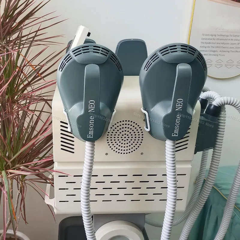 Двойная 11 распродажей EMS RF Sculpt машина для стимуляции мышц 6500 Вт 200 Гц
