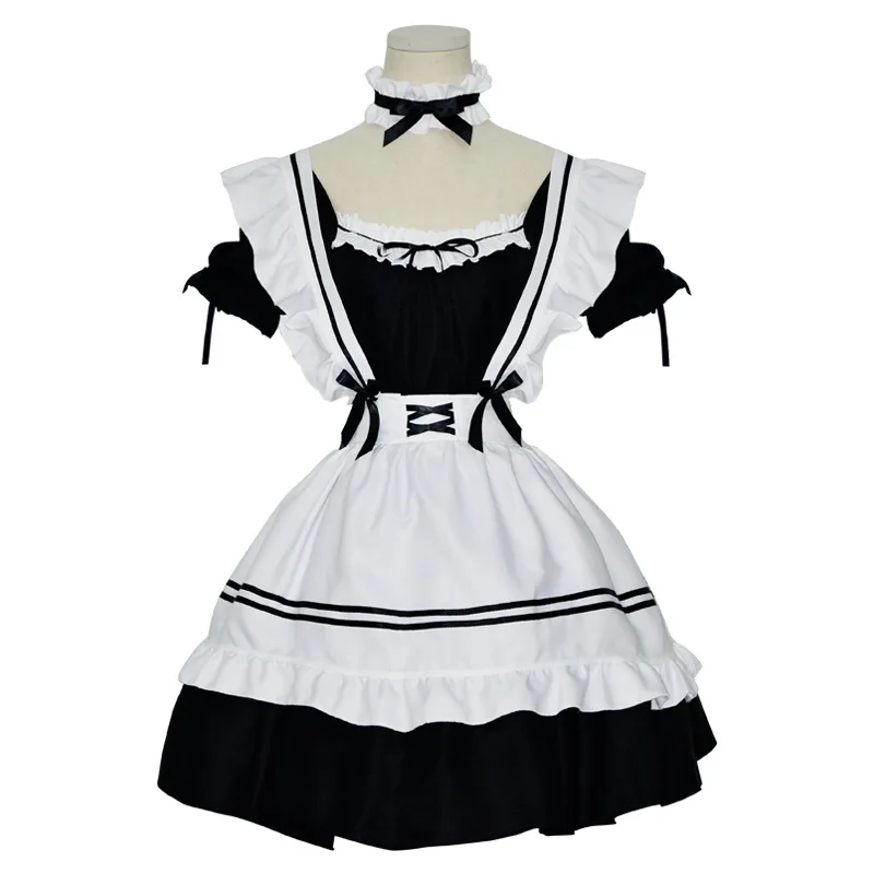 

HAYA Women's Cosplay Anime French Apron Maid Lolita Costume Cosplay Uniform Erotic Cosplay Costume Halloween Costumes for Women