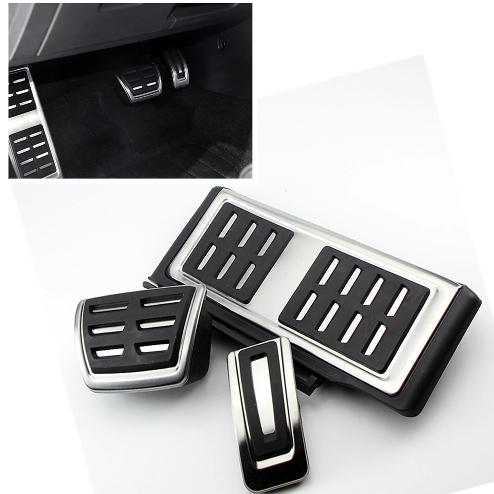 

Aluminum Alloy Foot Pedal Pads For Volkswagen VW Golf 7 VII GTi MK7 A3