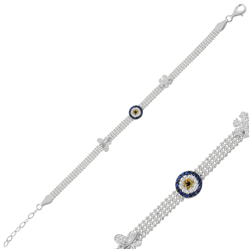 

Silver 925 Sterling Zircon Cubic Zirconia Bracelet