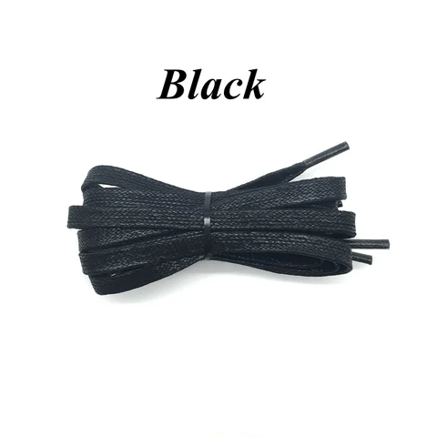 1Pair voskované ploché tkaničky kožené vodotěsné příležitostné boty tkaničky unisex boty boty boty boty boty 60 80 100 120 140 160 180 cm p3