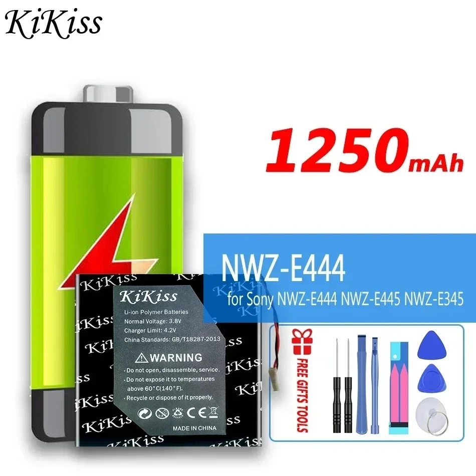 Аккумулятор KiKiss емкостью 1250 мАч для Sony NWZ-E444 NWZ-E445 NWZ-E345 NWZ-WH303 E373 E383 A864 A865 LIS1425HNPC SRS-BTV5